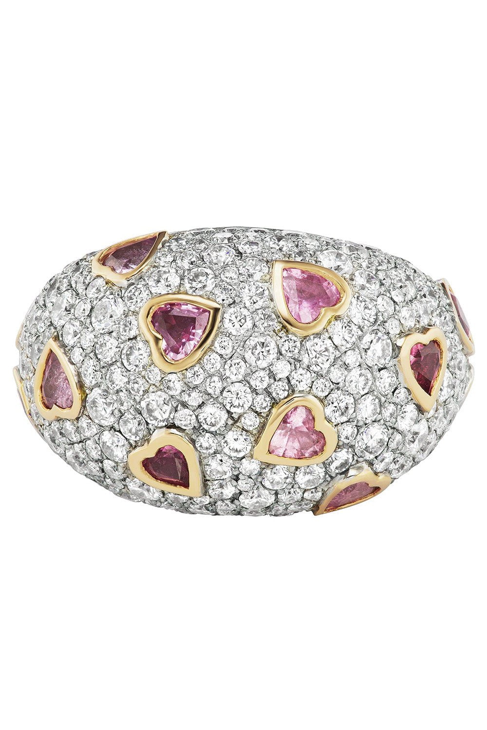 EMILY P WHEELER-Sparkle Dome Ring-YELLOW GOLD