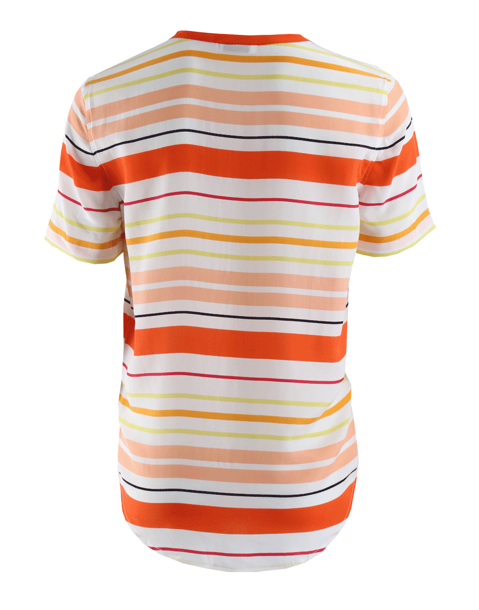 EQUIPMENT-Short Sleeve Striped Riley Tee-