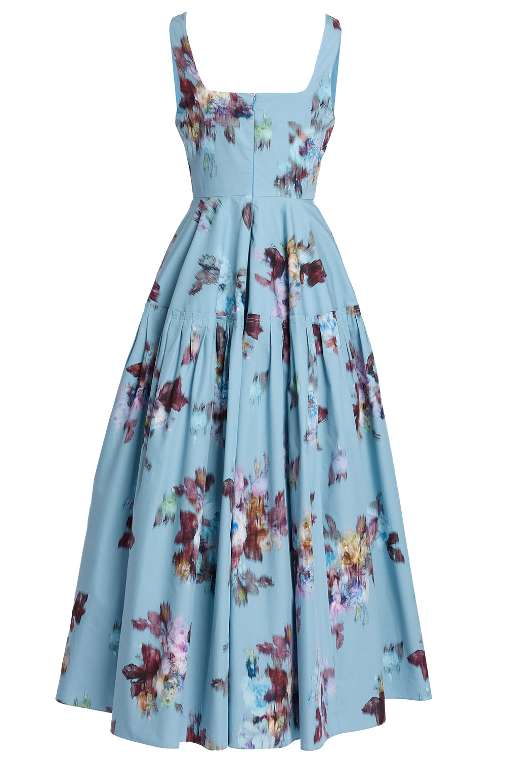  Floral Poplin Sleeveless Maxi Dress-BLUE-4-CLOTHINGDRESSCASUAL-ERDEM 