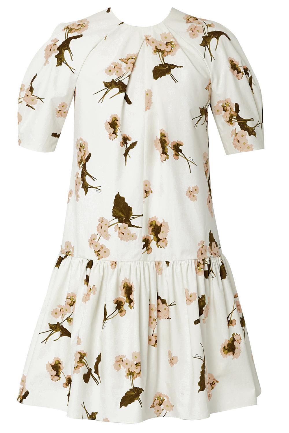 Short Sleeve Mini Dress-ELGARWHT-2-CLOTHINGDRESSCASUAL-ERDEM