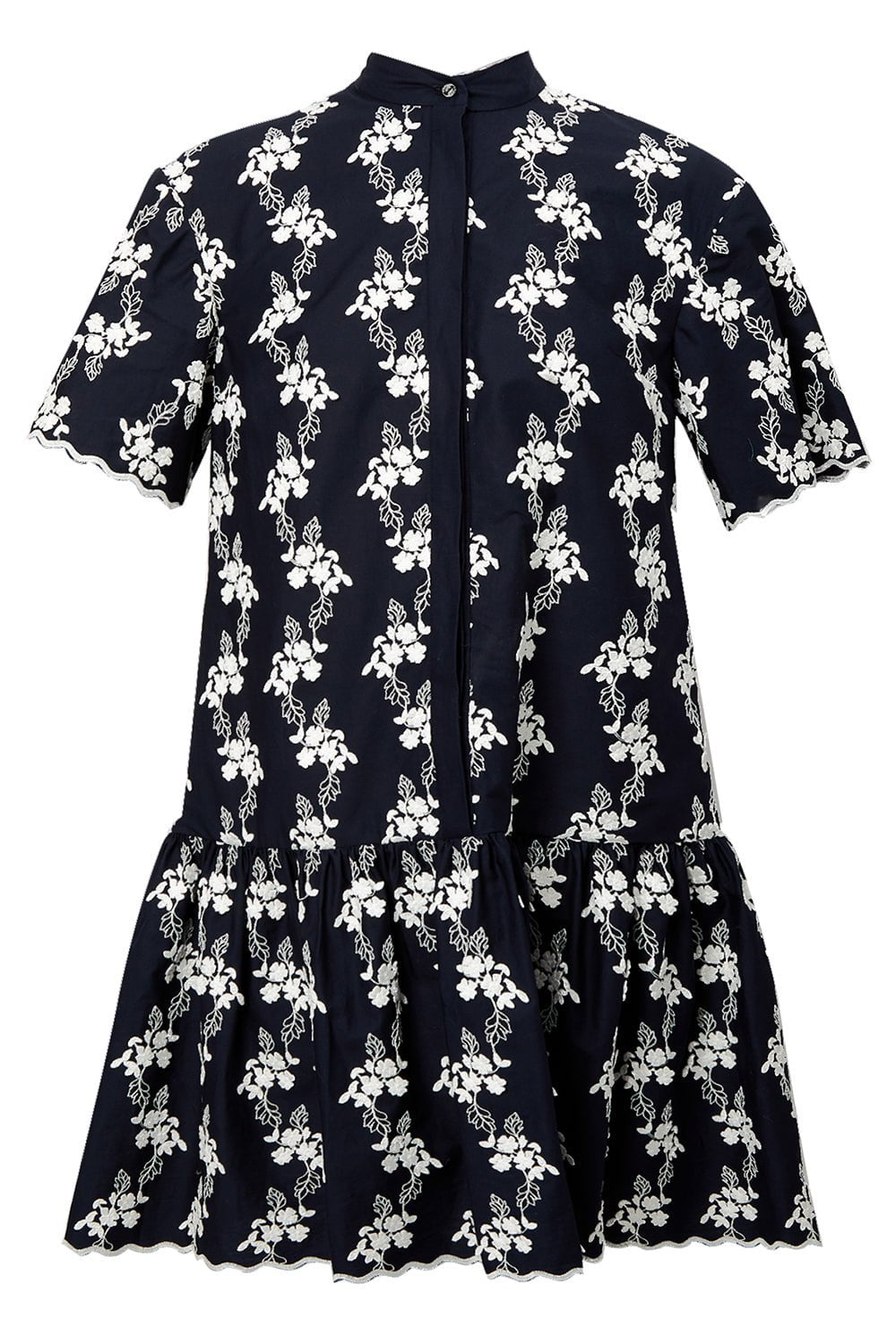 ERDEM-Embroidered Mini Dress-