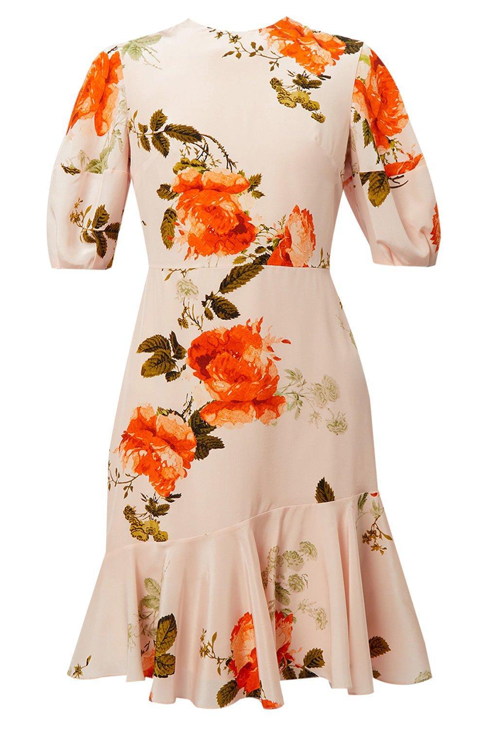 ERDEM-Asymmetrical Mini Dress-