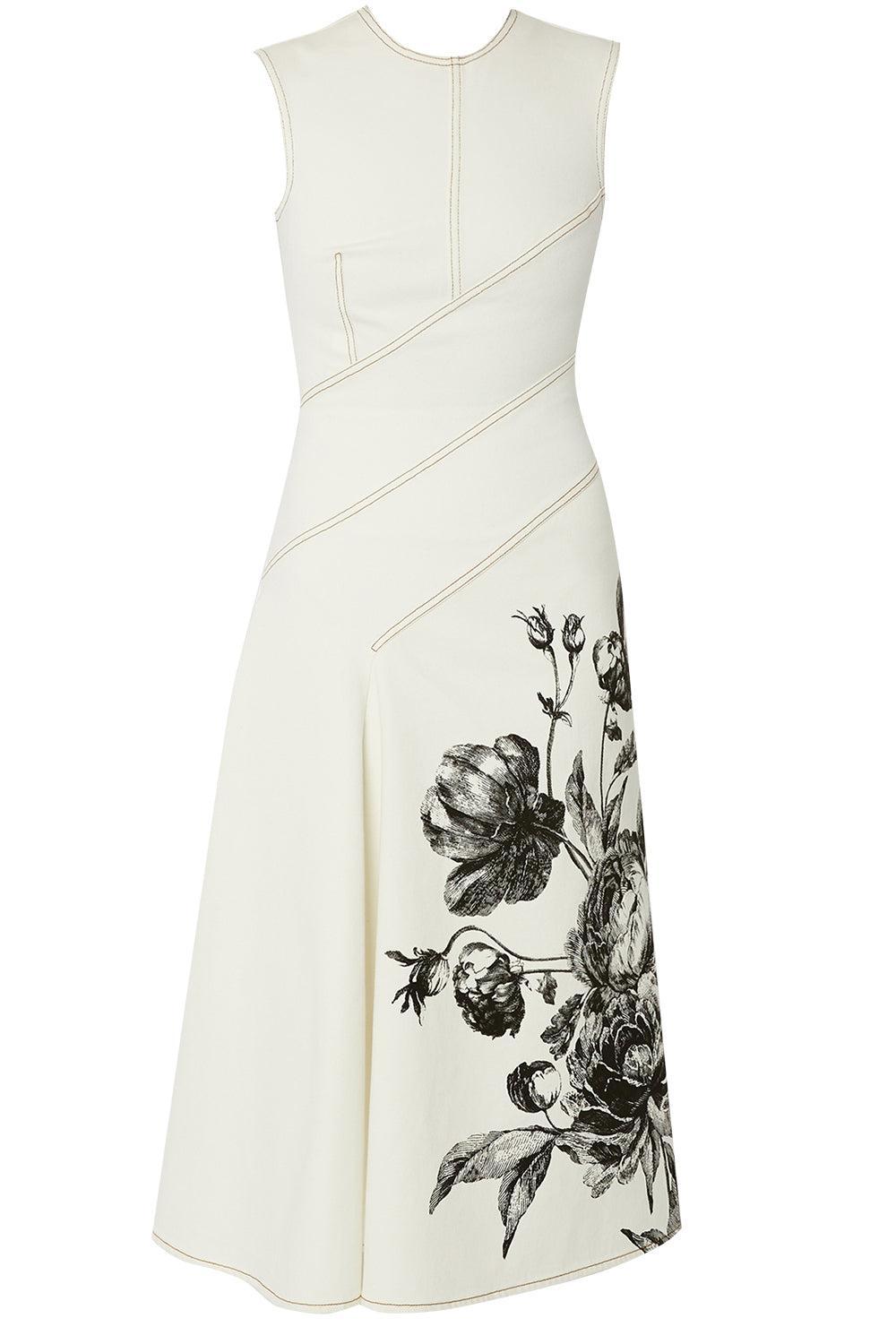 Sleeveless Etch Midi Dress-VIETCECR-4-CLOTHINGDRESSCASUAL-ERDEM