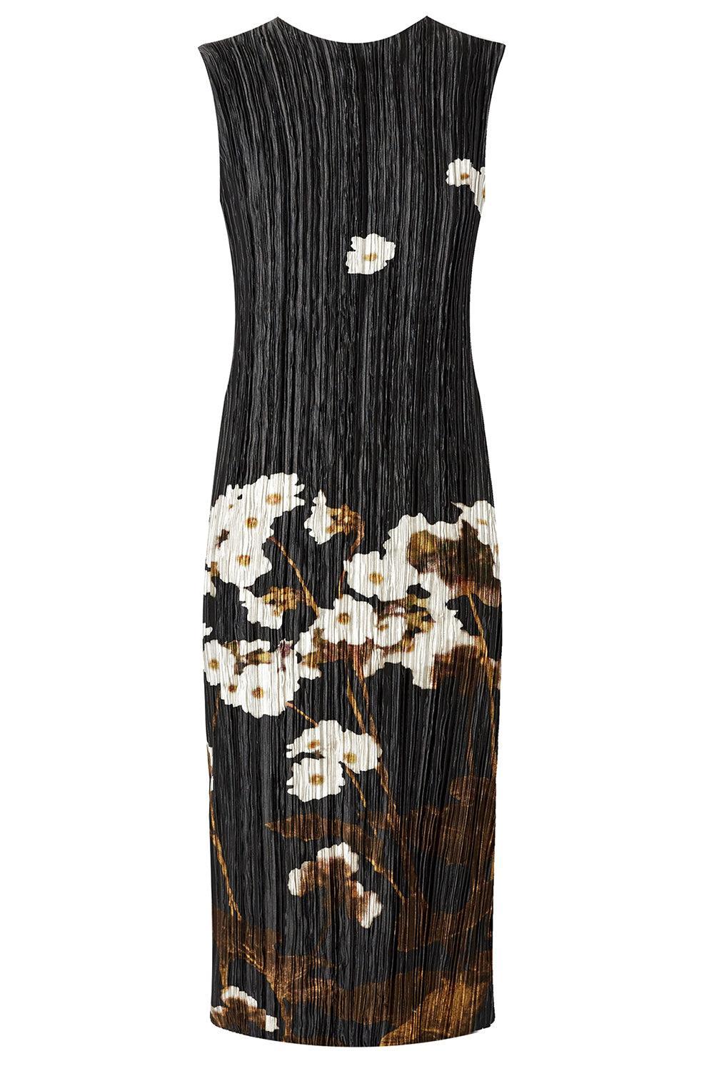 Pleated Sleeveless Dress-ELGARBLK-2-CLOTHINGDRESSCOCKTAIL-ERDEM