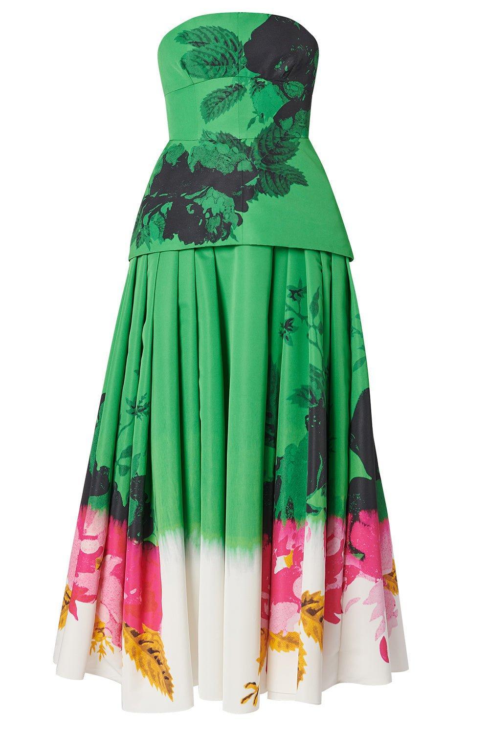 ERDEM-Sleeveless Full Skirt Cocktail Dress-