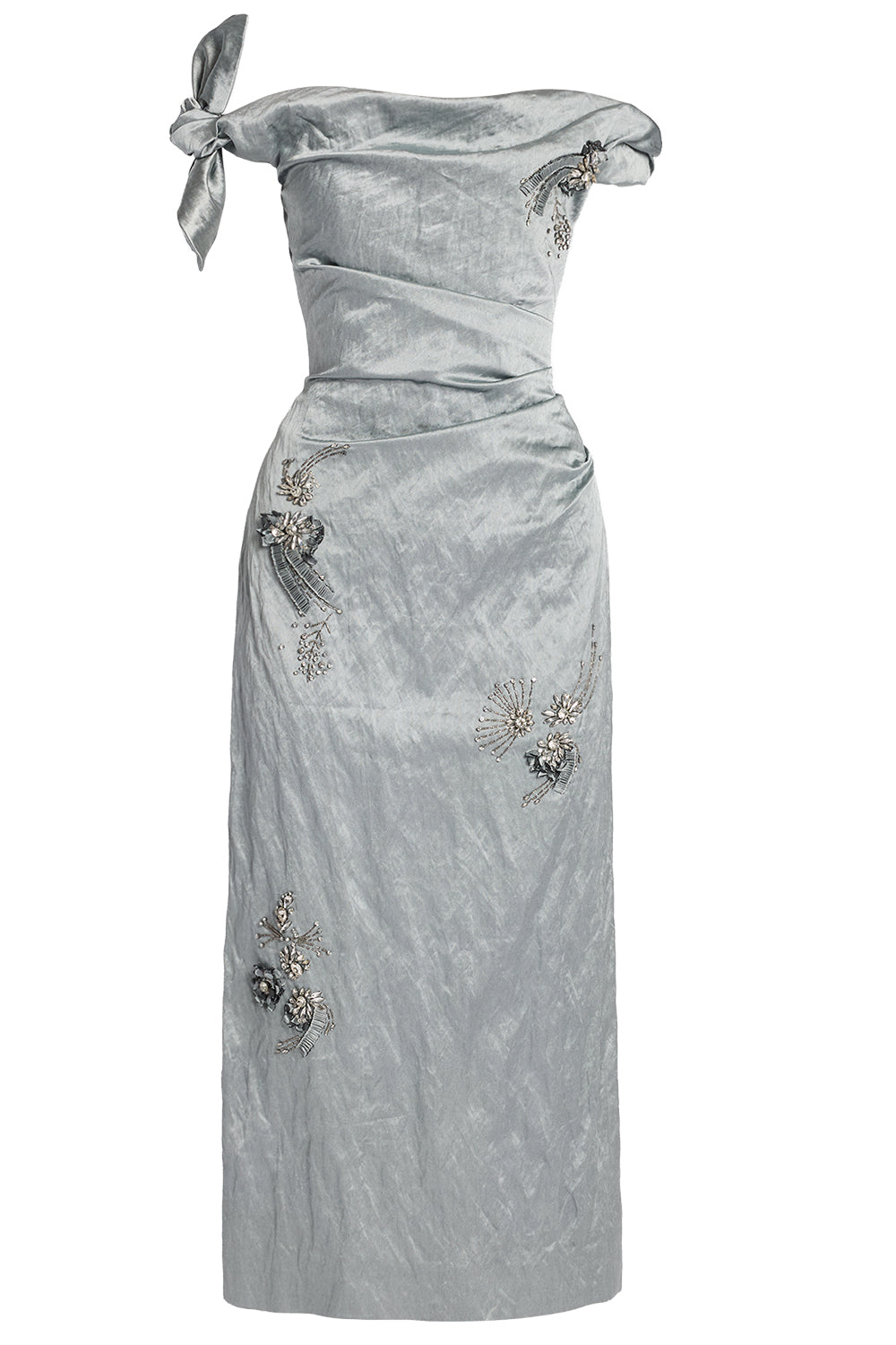  Embroidered Textured Maxi Dress-GREY-8-CLOTHINGDRESSCOCKTAIL-ERDEM 