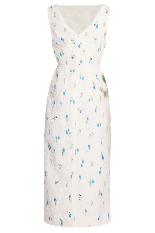 Printed Sleeveless Maxi Dress-NOVELTY-4-CLOTHINGDRESSCOCKTAIL-ERDEM