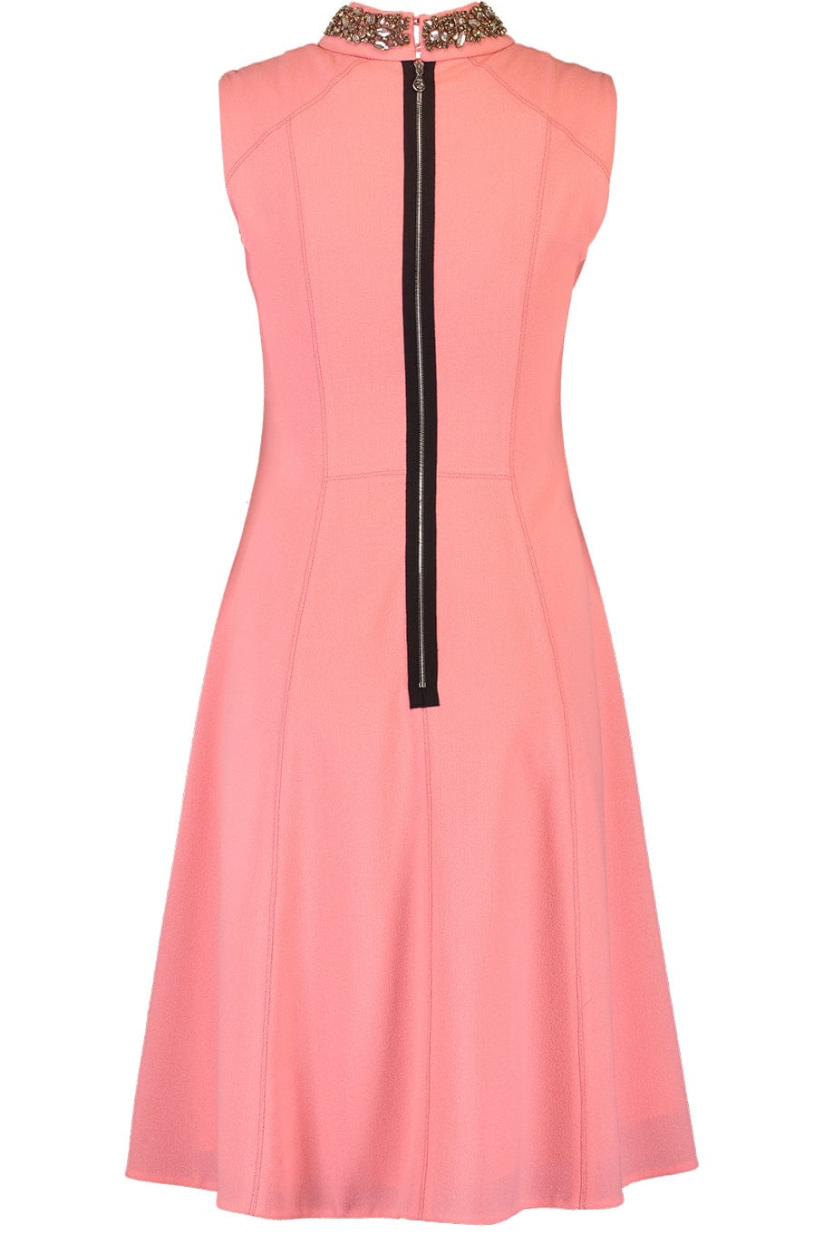 ERDEM-Beaded Neck Breona Dress-PINK