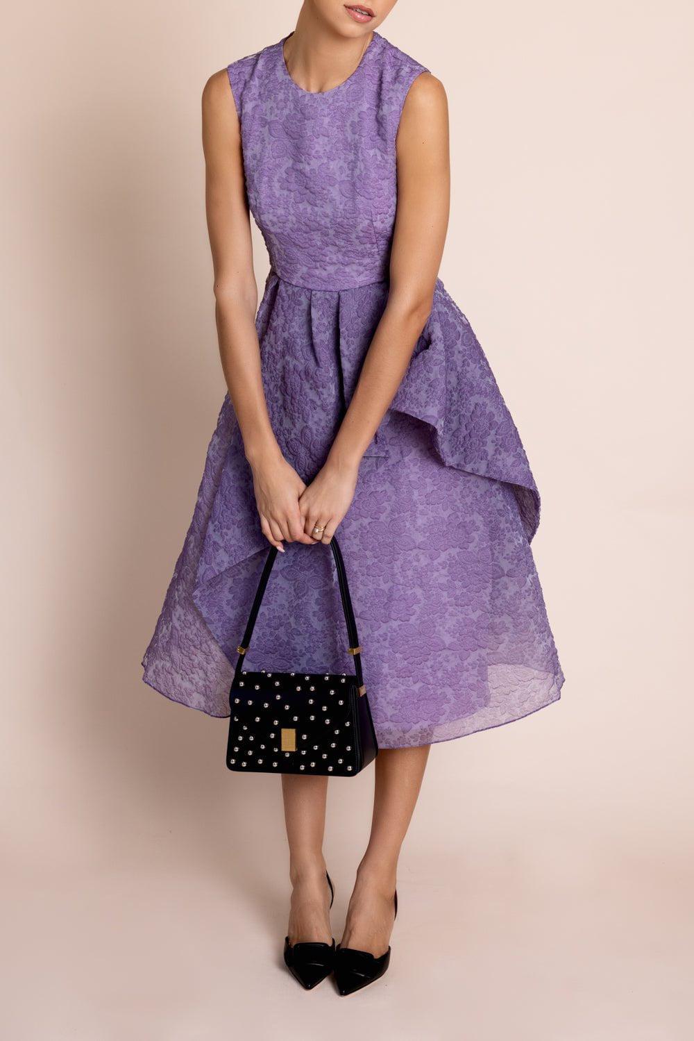 ERDEM-Floral Asym Dress-