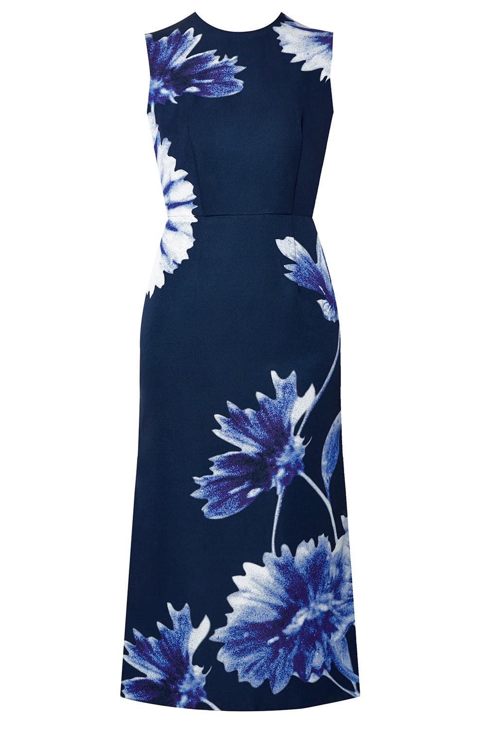 Sleeveless Midi Dress-TRFLRIND-4-CLOTHINGDRESSCOCKTAIL-ERDEM