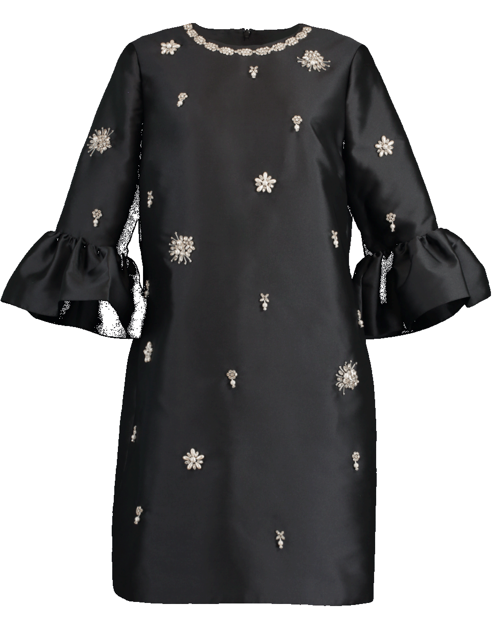 ERDEM-Elijah Shift Dress-BLACK
