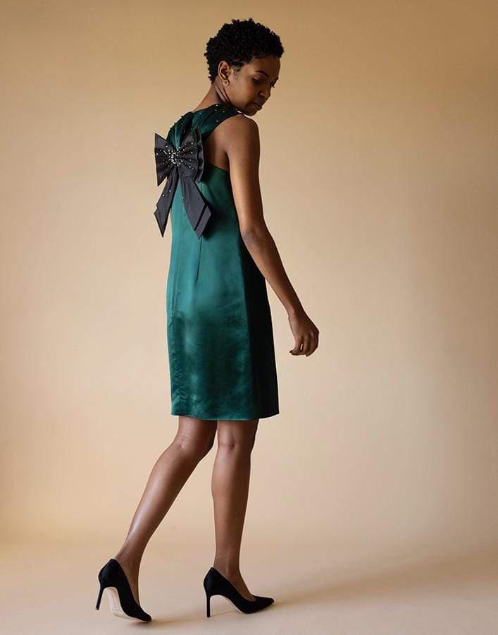 ERDEM-Rivanna Crystal Embroidered Dress-
