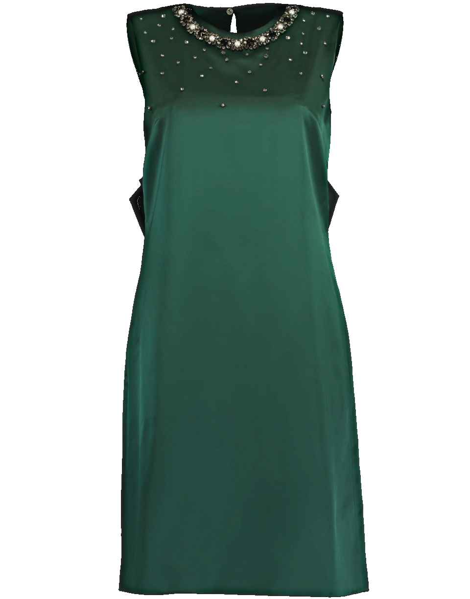 ERDEM-Rivanna Crystal Embroidered Dress-