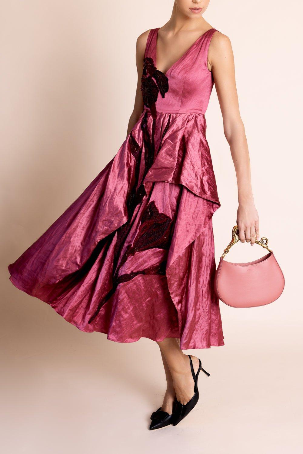 ERDEM-Asym Tiered Dress-