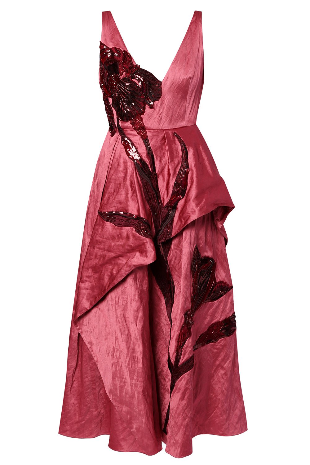 ERDEM-Asym Tiered Dress-