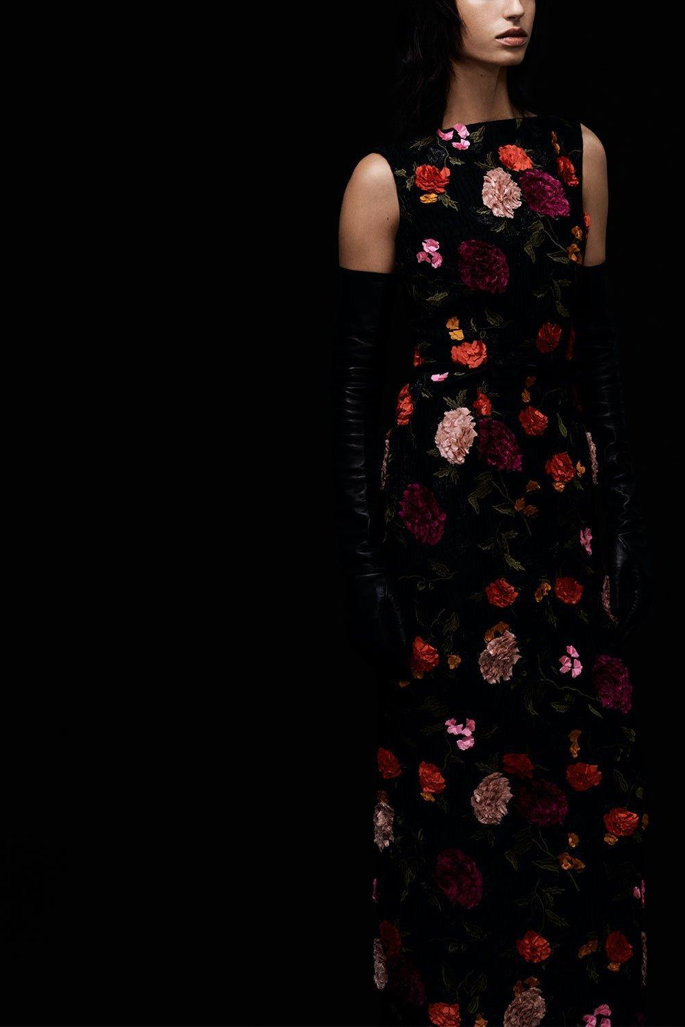 ERDEM-Sleeveless Aline Gown-