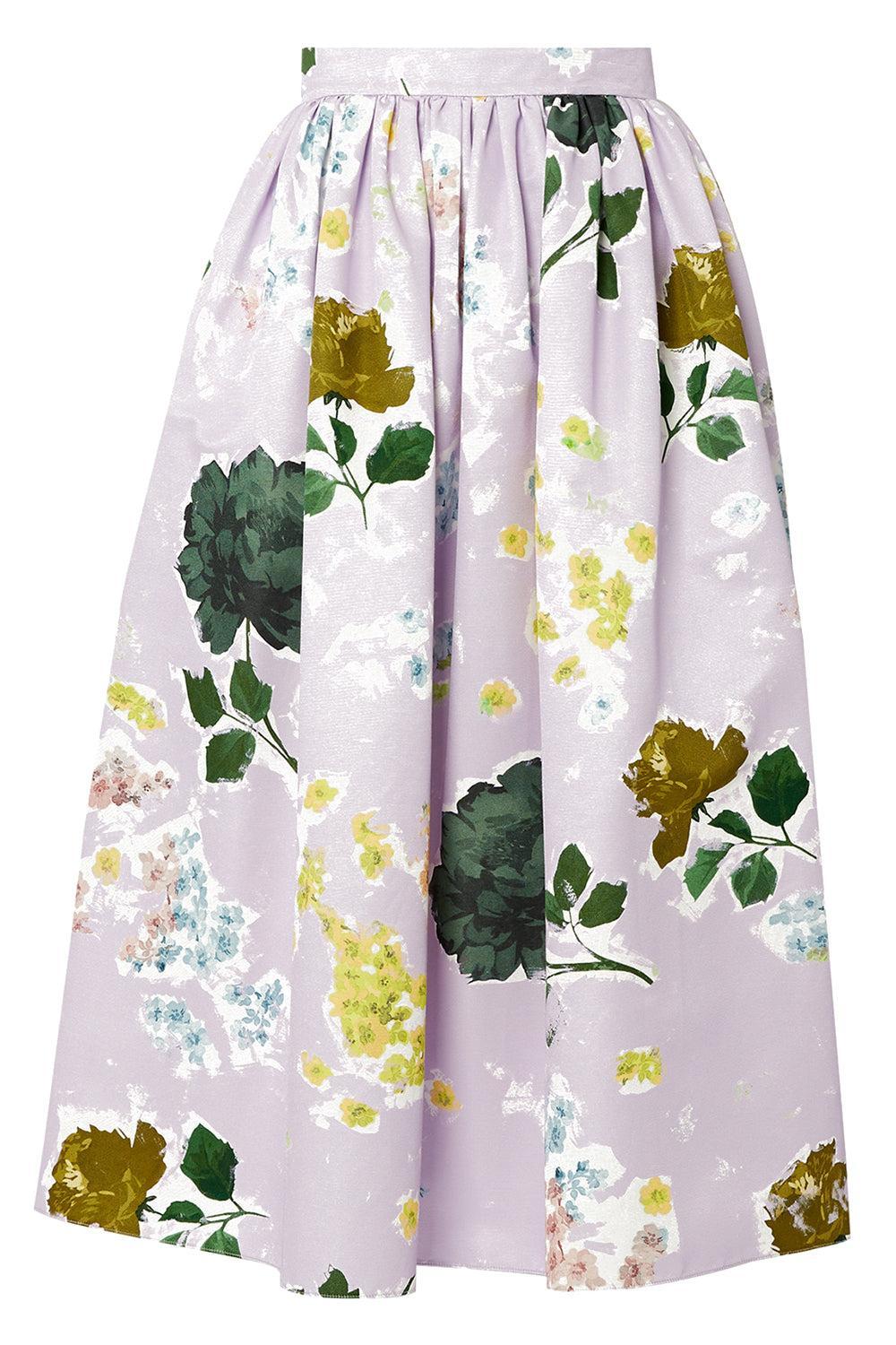 Gathered Midi Skirt-MRGFLILA-2-CLOTHINGSKIRTMIDI-ERDEM