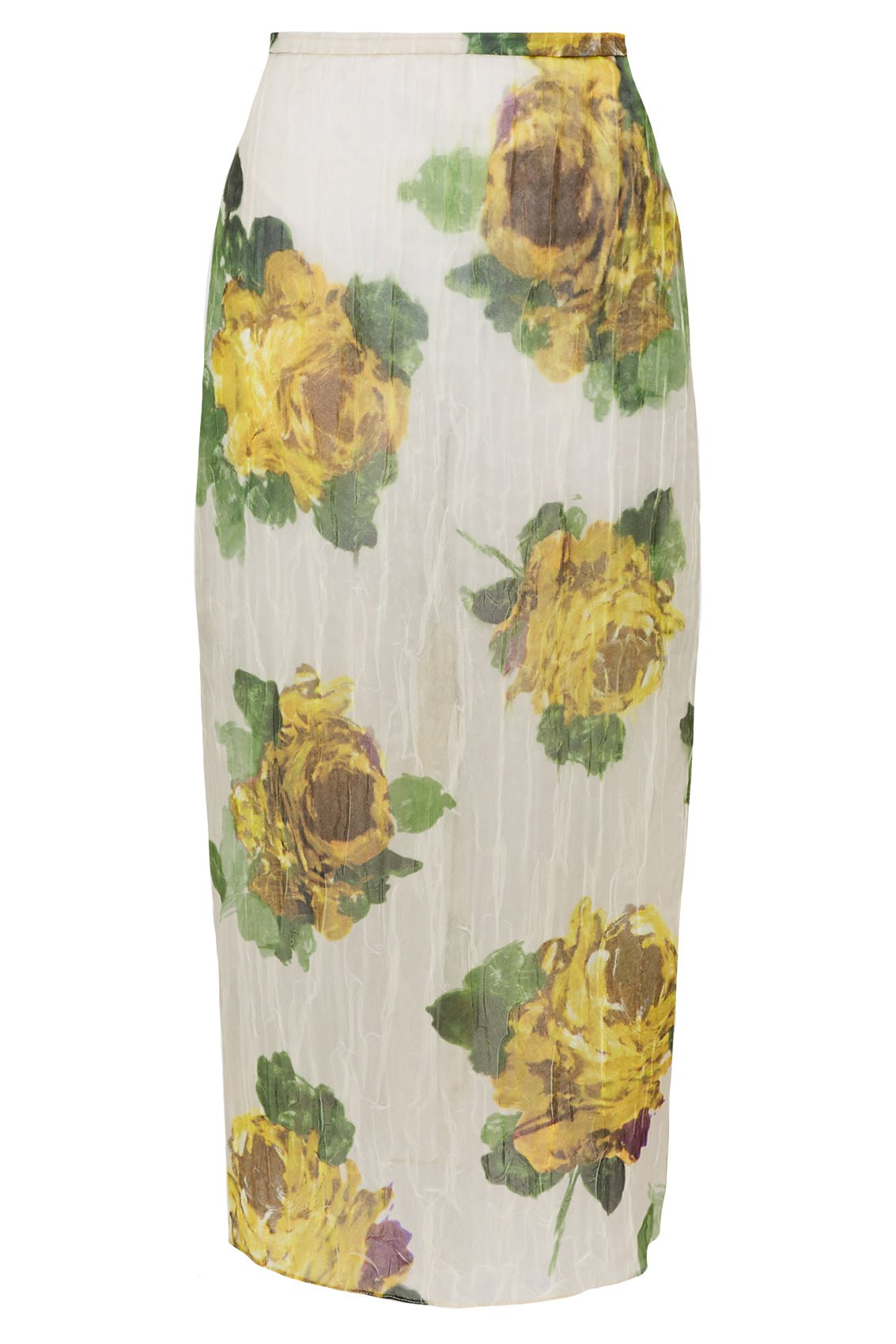ERDEM-Floral Slip Midi Skirt-