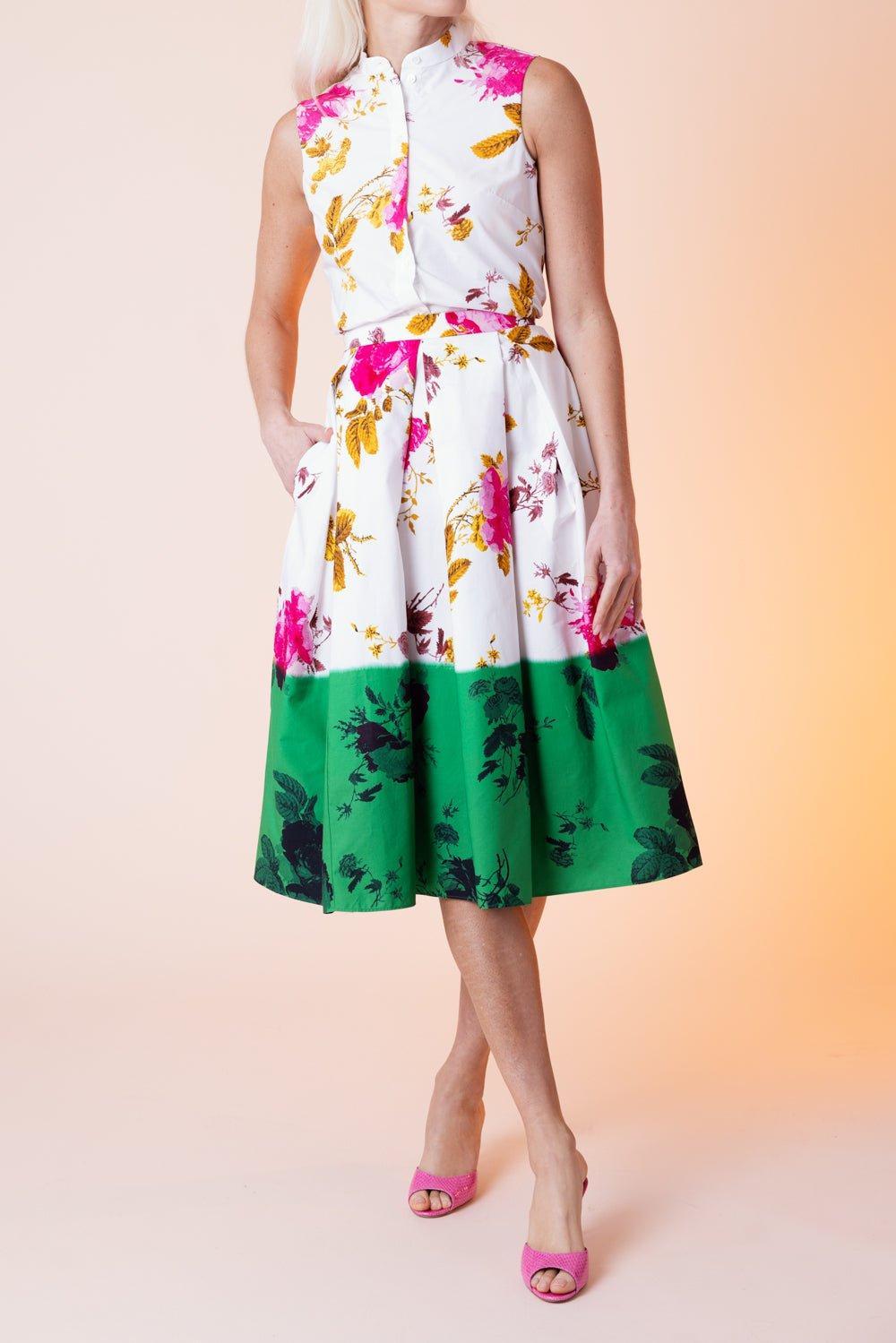 ERDEM-Sleeveless Button Up Top-