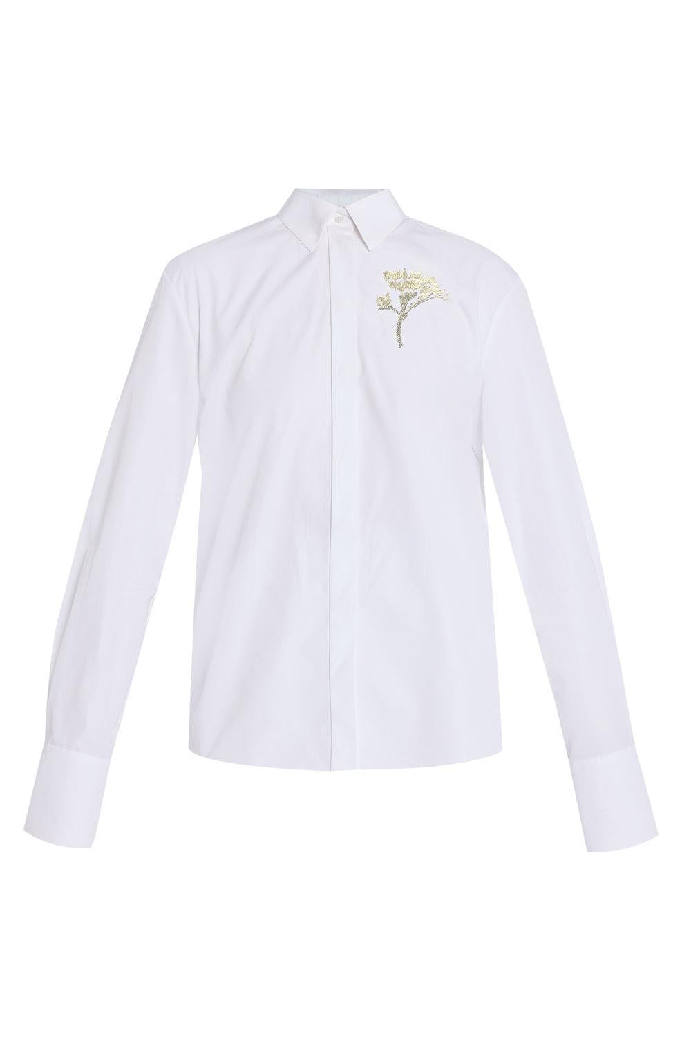 Long Sleeve Shirt-WHITE-2-CLOTHINGTOPBLOUSE-ERDEM