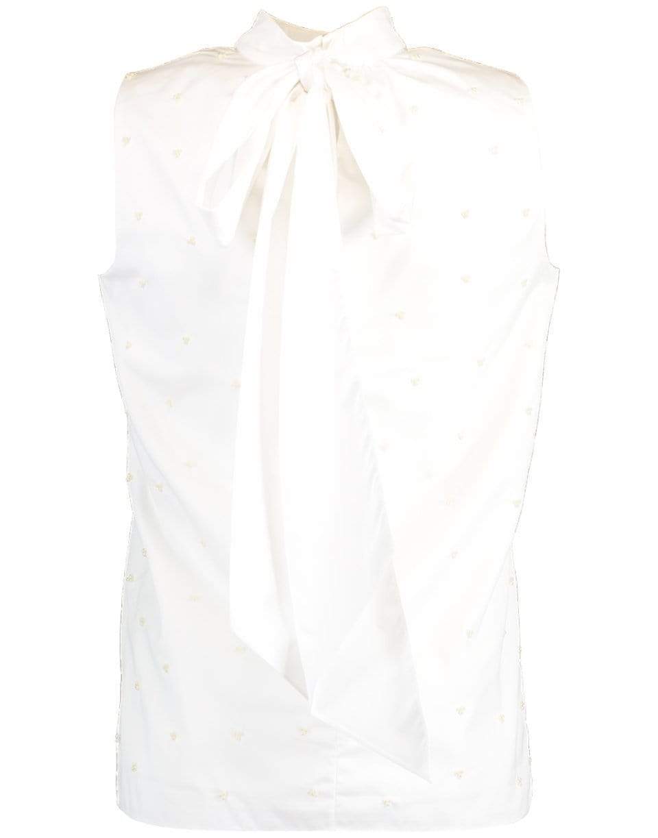 ERDEM-Koren Sleeveless Bow Tie Top-