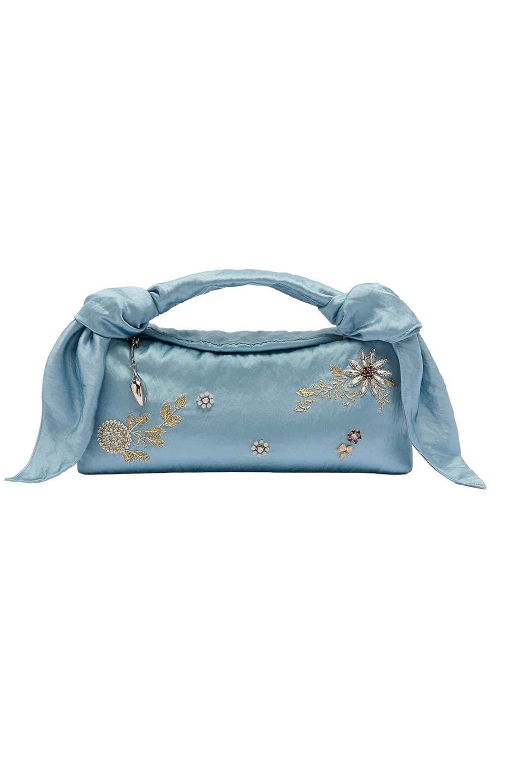 Embellished East West Bloom Bag - Artist Blue-BLUE-HANDBAGTOP HANDLE-ERDEM