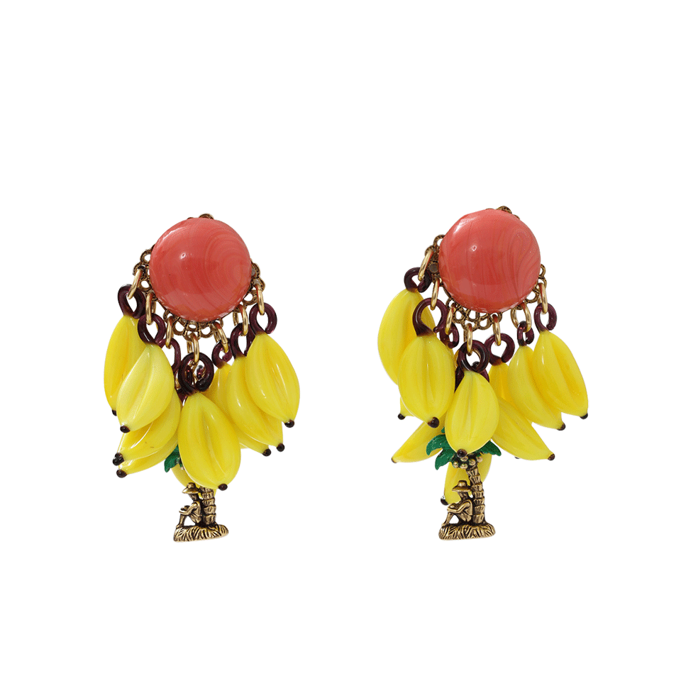 ERICKSON BEAMON-Coral Copacabana Earrings-CORAL