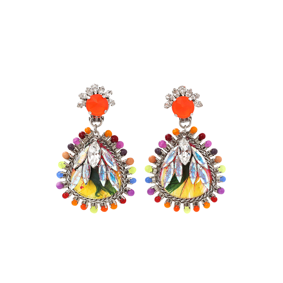 ERICKSON BEAMON-Bird Of Prey Earrings-YELLOW