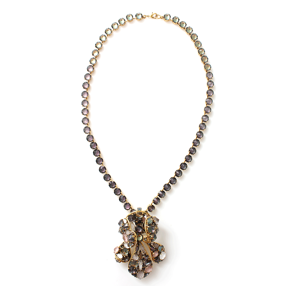 ERICKSON BEAMON-Sound Garden Long Tulip Necklace-PNK/LAV