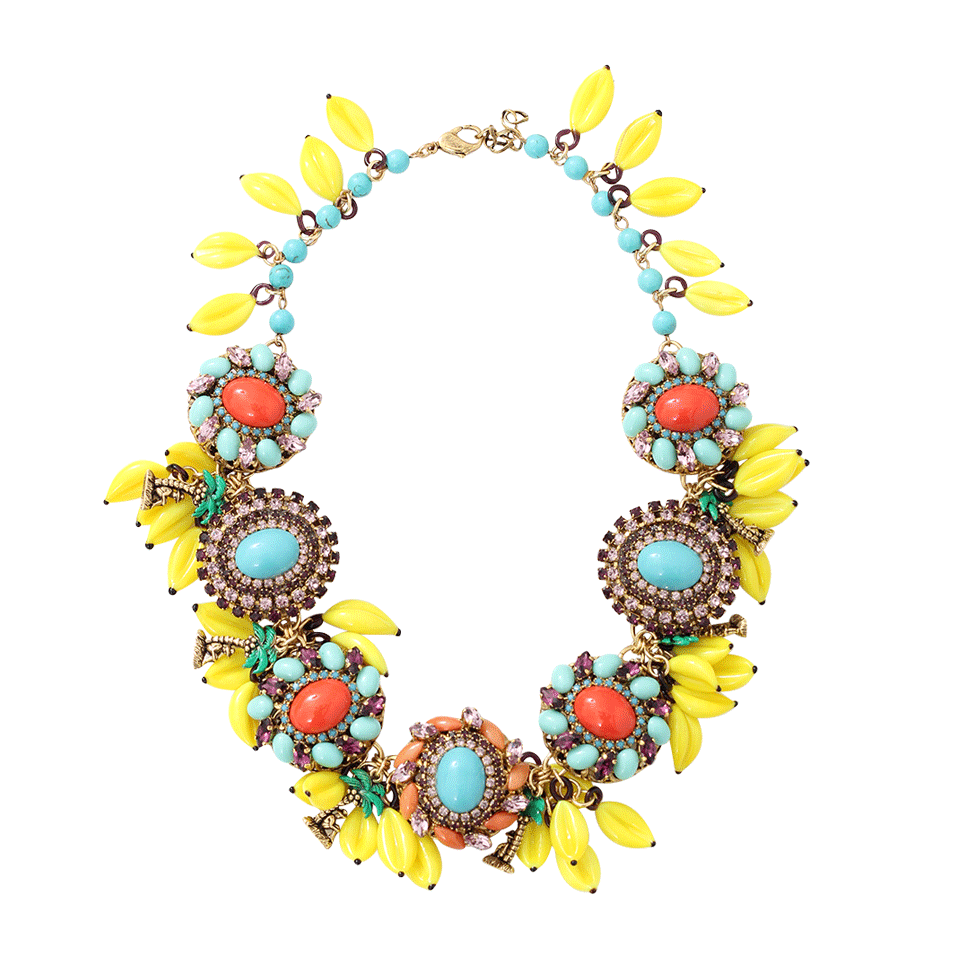 ERICKSON BEAMON-Copacabana Necklace-TURQ