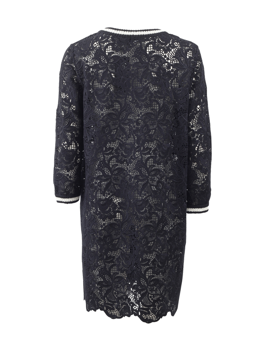 ERMANNO SCERVINO-Lace Coat With Trim-