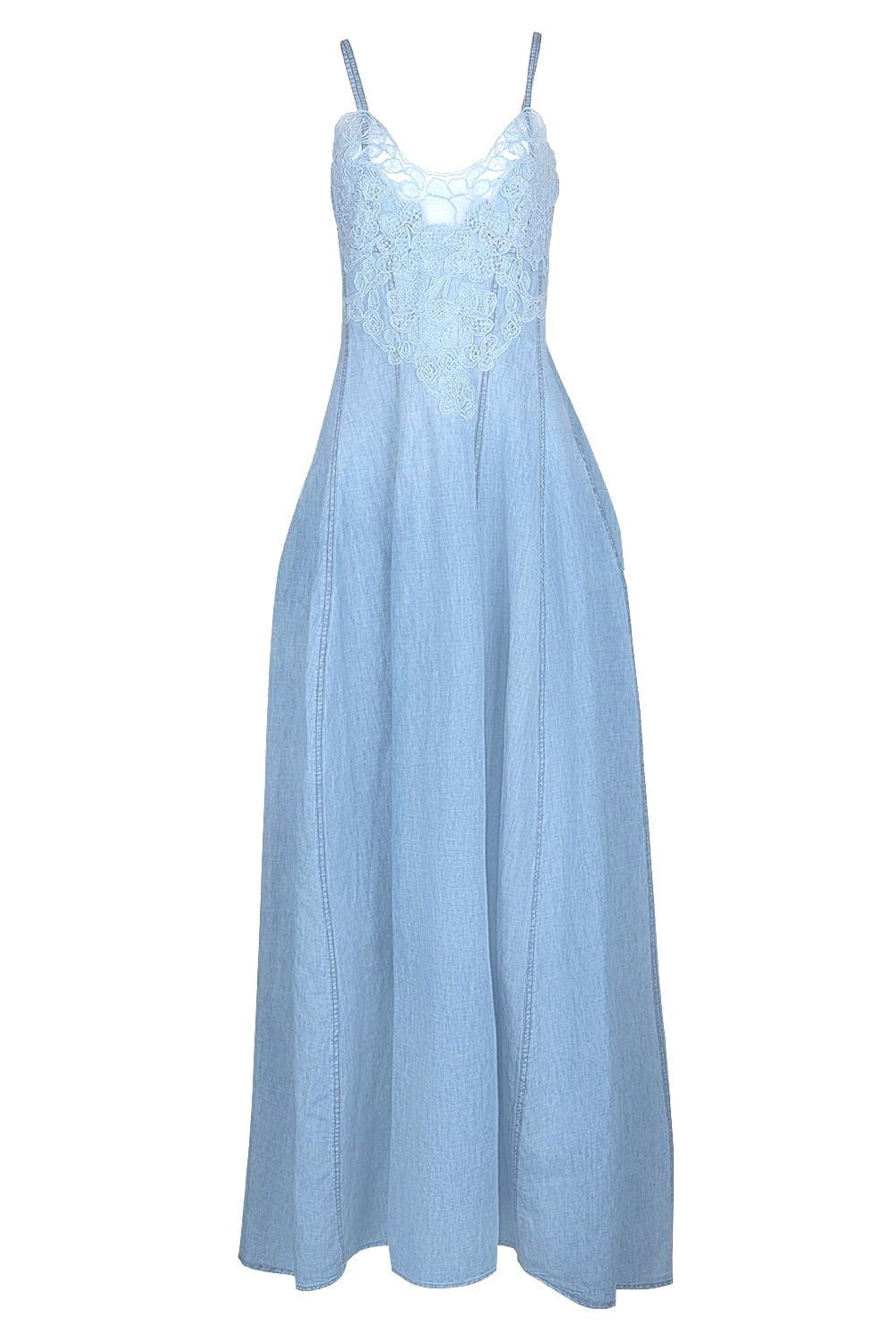 ERMANNO SCERVINO-Faux Denim Dress-