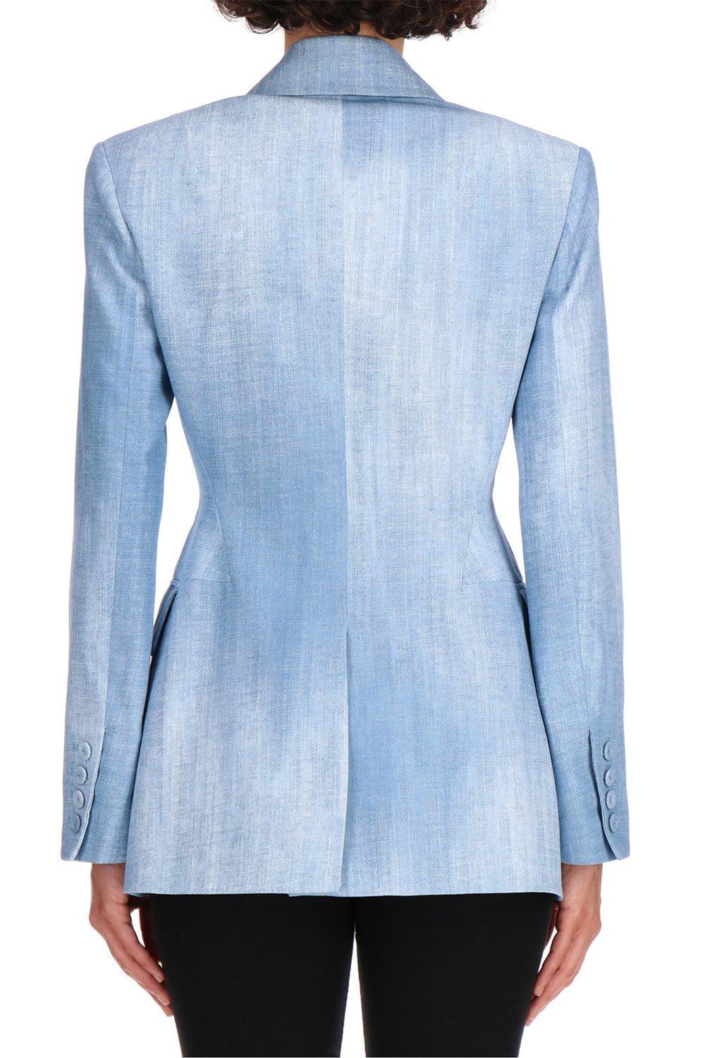 ERMANNO SCERVINO-Faux Denim Blazer-