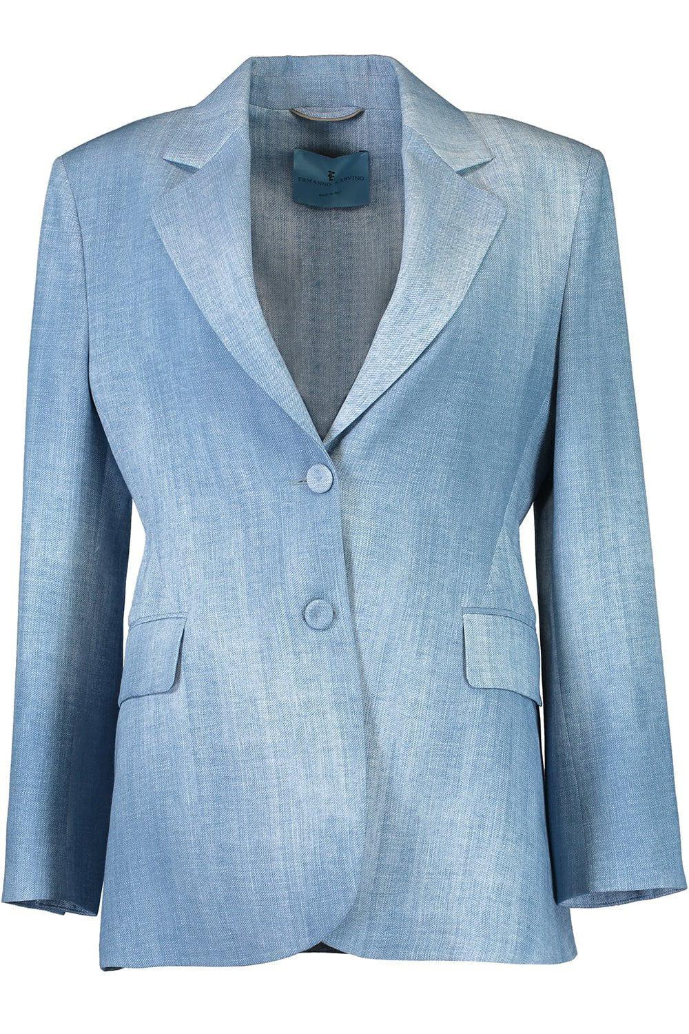 ERMANNO SCERVINO-Faux Denim Blazer-