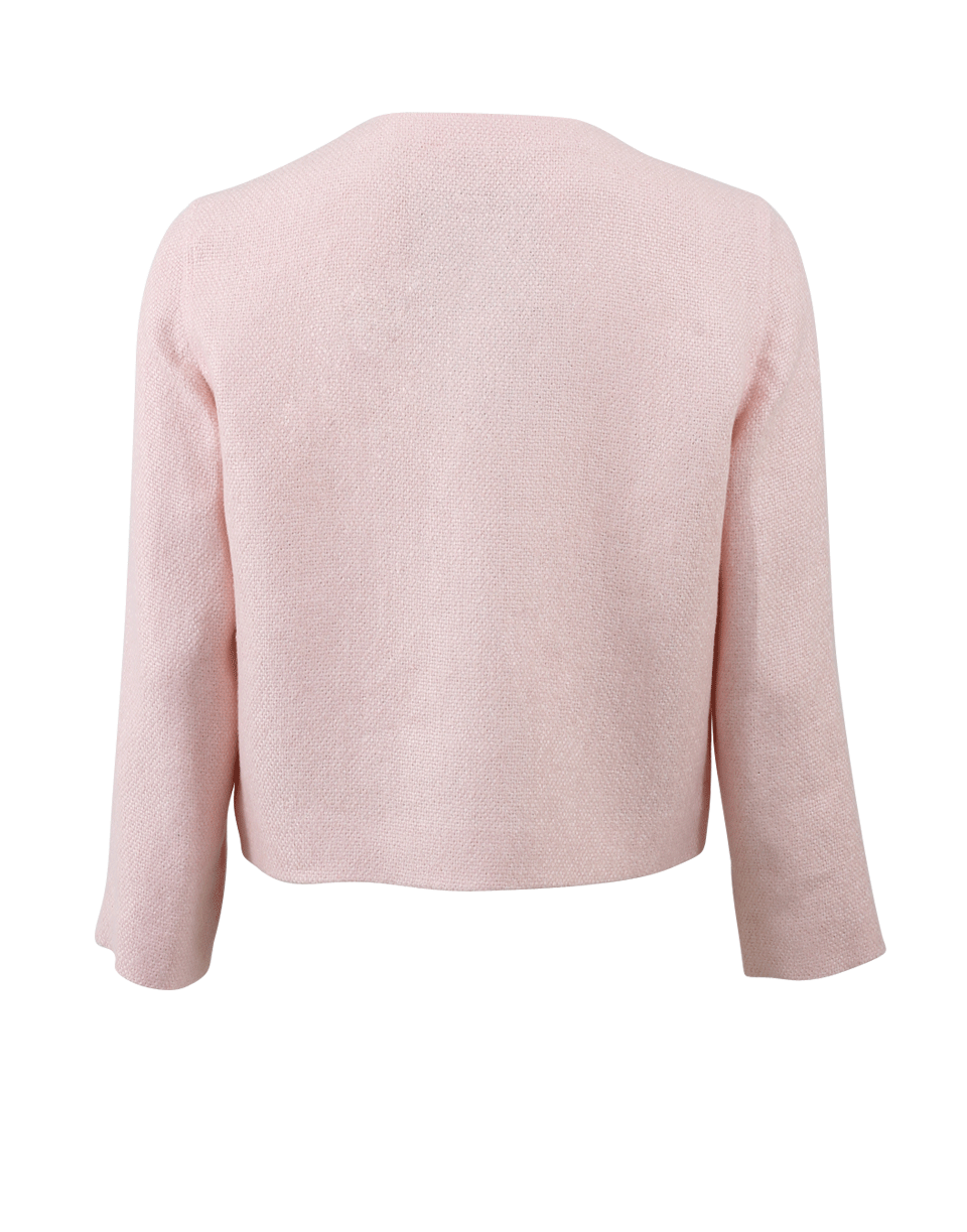 ERMANNO SCERVINO-Crop Linen Jacket-