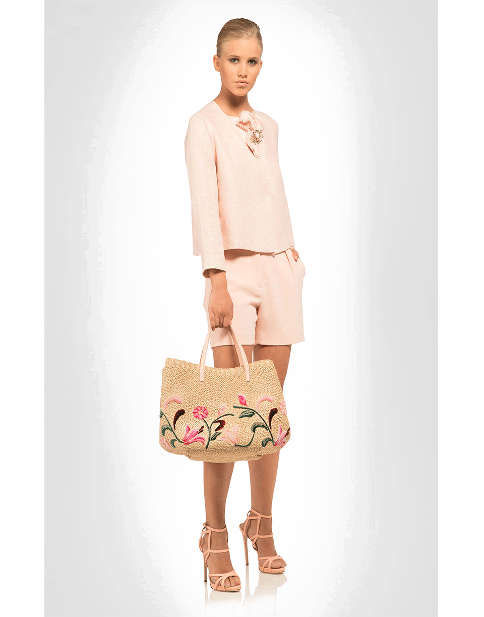 ERMANNO SCERVINO-Crop Linen Jacket-