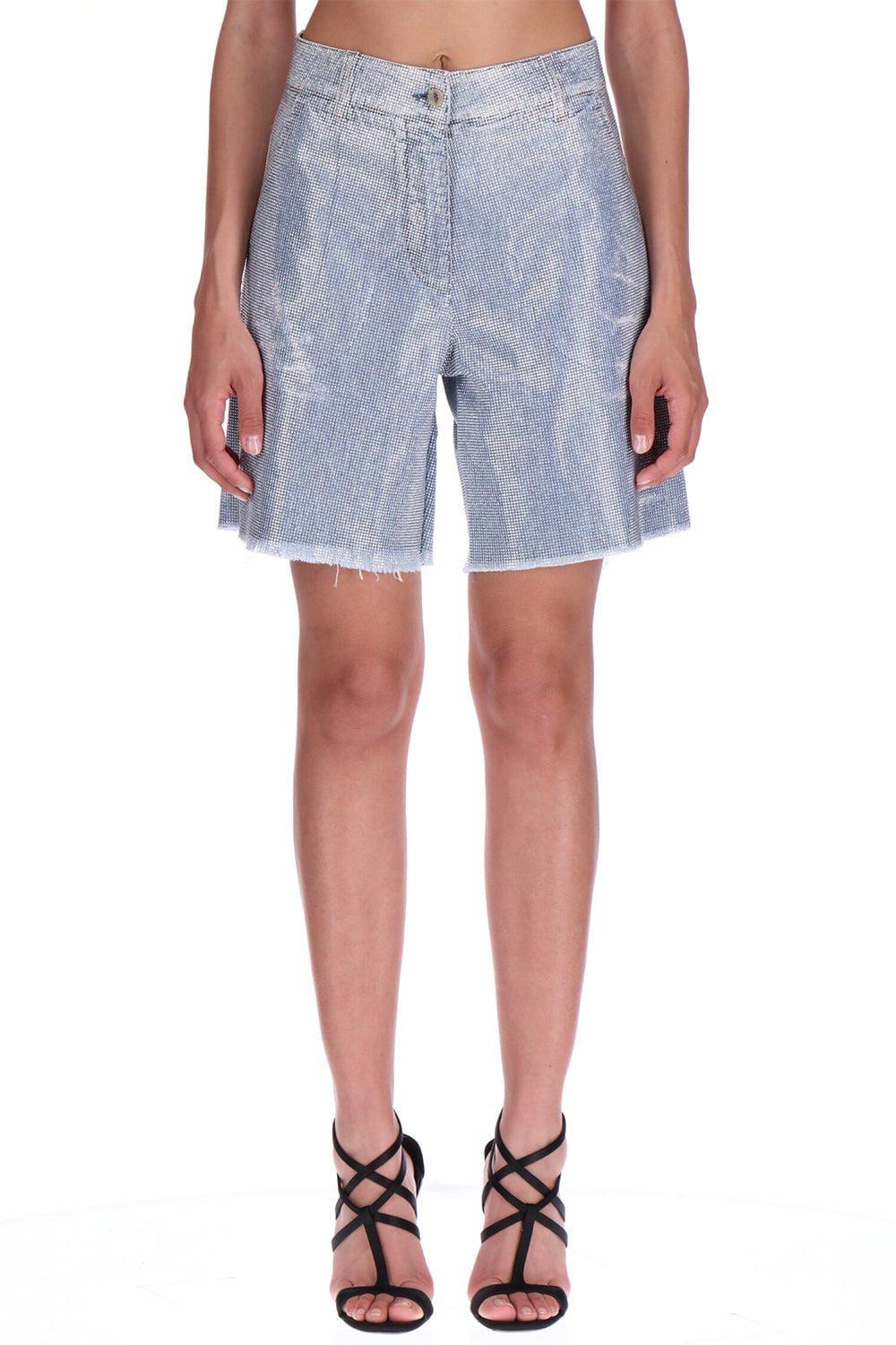 ERMANNO SCERVINO-Hotfix Bermuda Shorts-