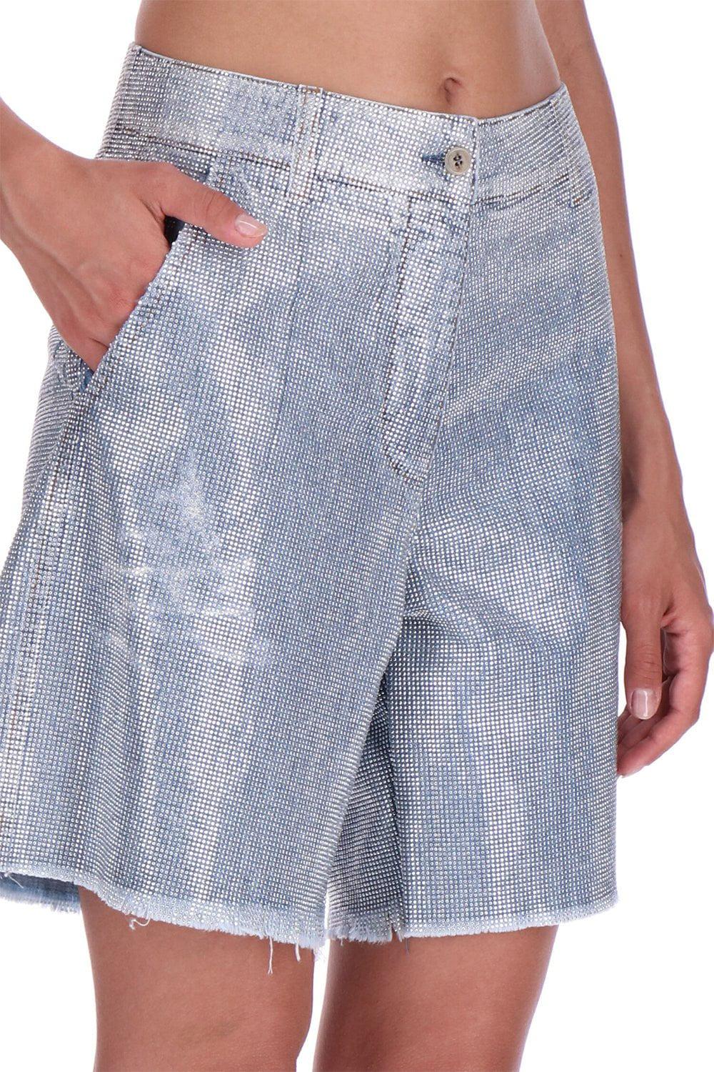 ERMANNO SCERVINO-Hotfix Bermuda Shorts-