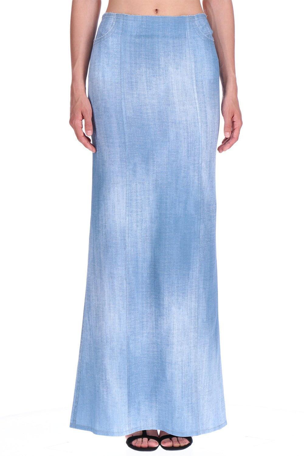 ERMANNO SCERVINO-Faux Denim Skirt-