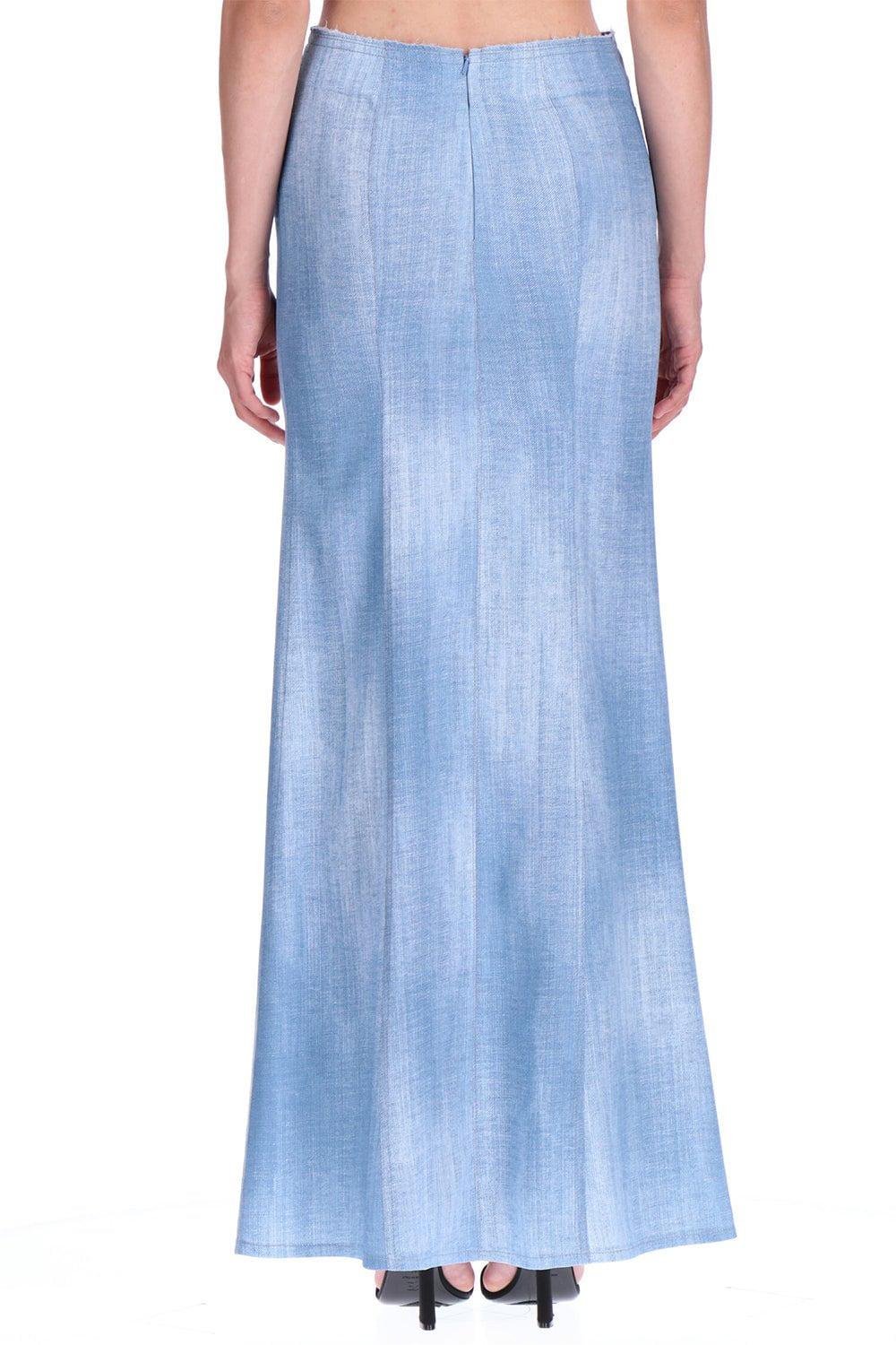ERMANNO SCERVINO-Faux Denim Skirt-