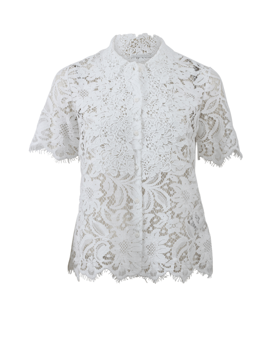 ERMANNO SCERVINO-Lace Blouse-