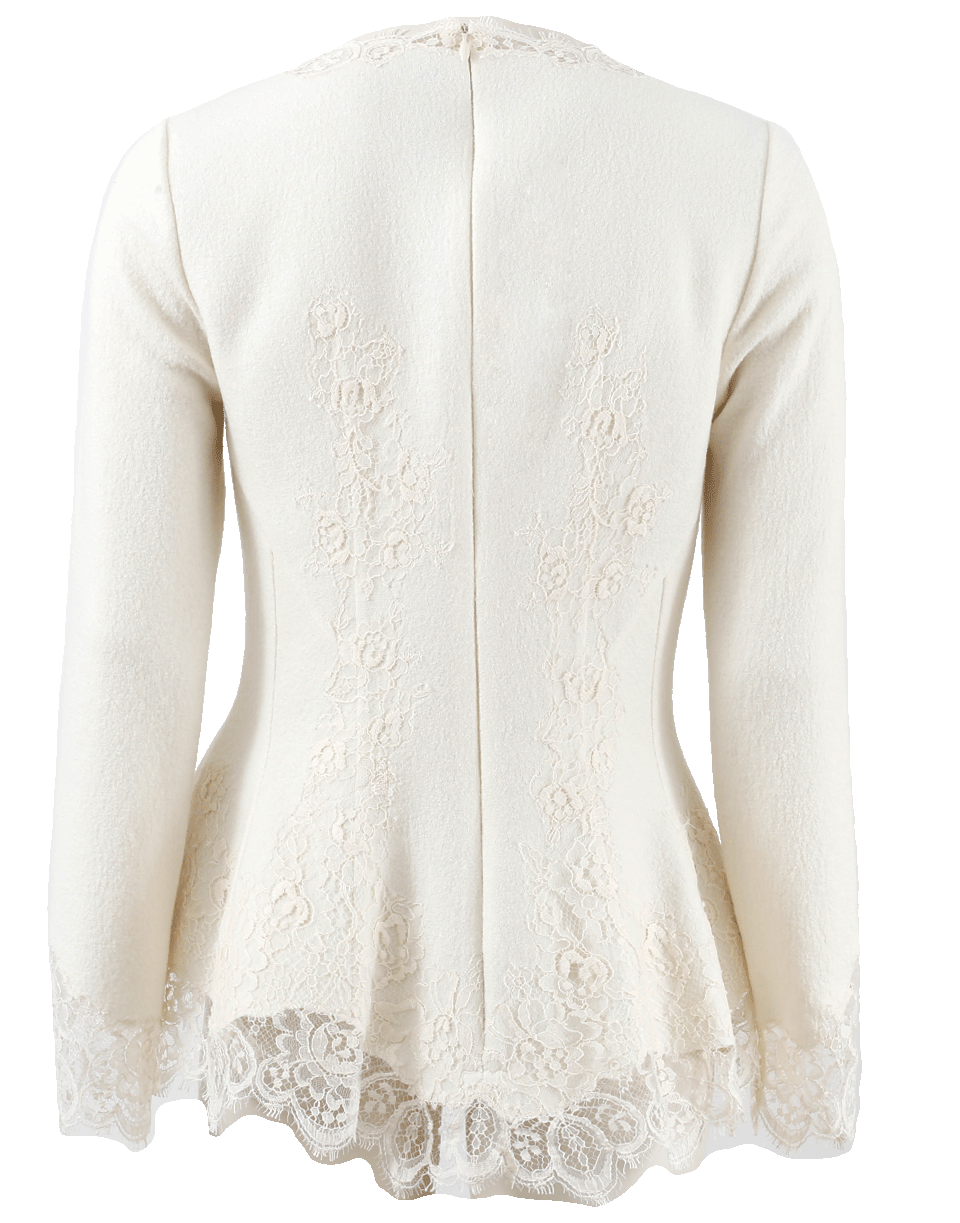 ERMANNO SCERVINO-Knit Peplum Top-