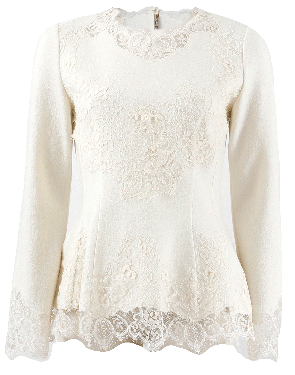 ERMANNO SCERVINO-Knit Peplum Top-