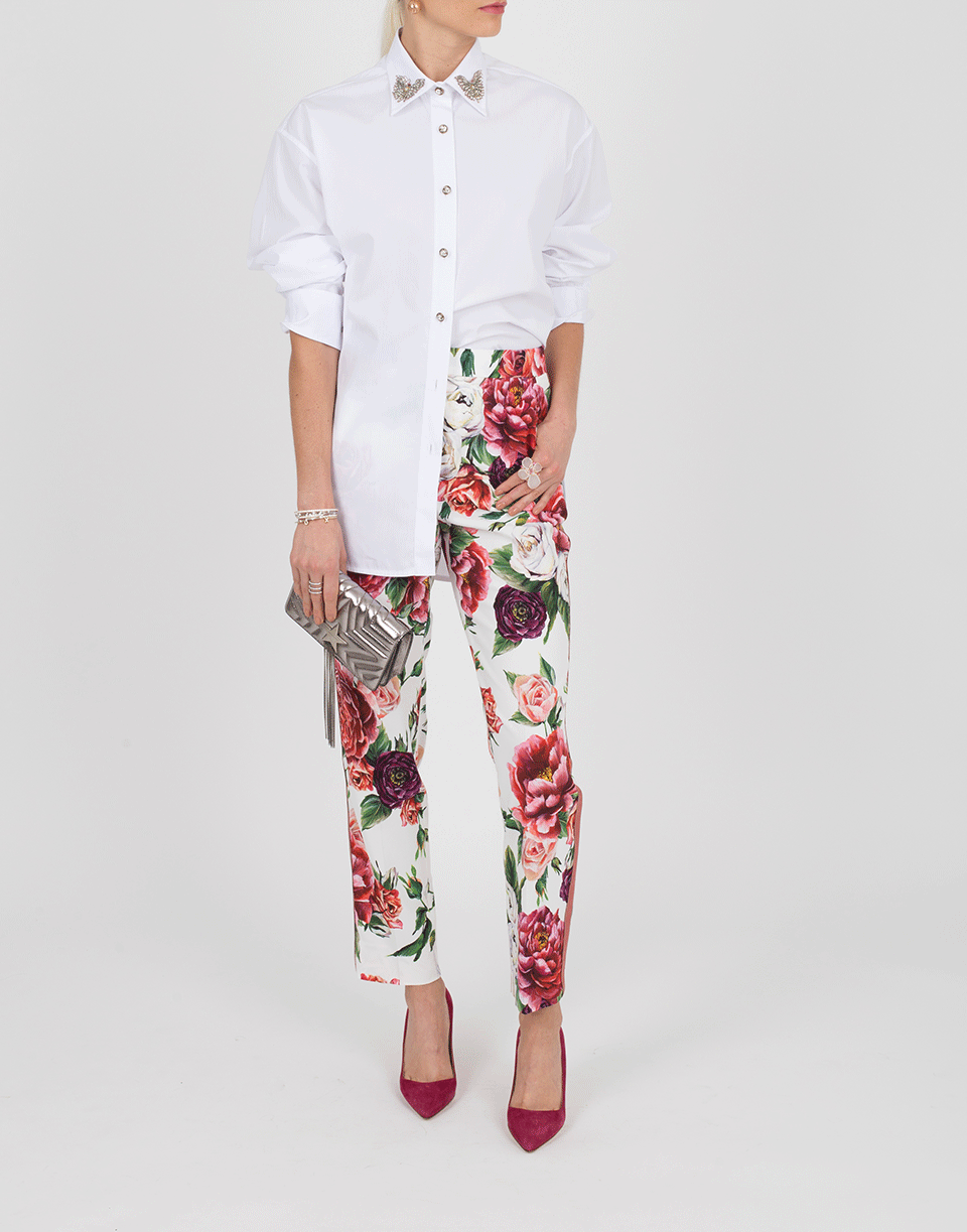ERMANNO SCERVINO-Butterfly Embellished Blouse-