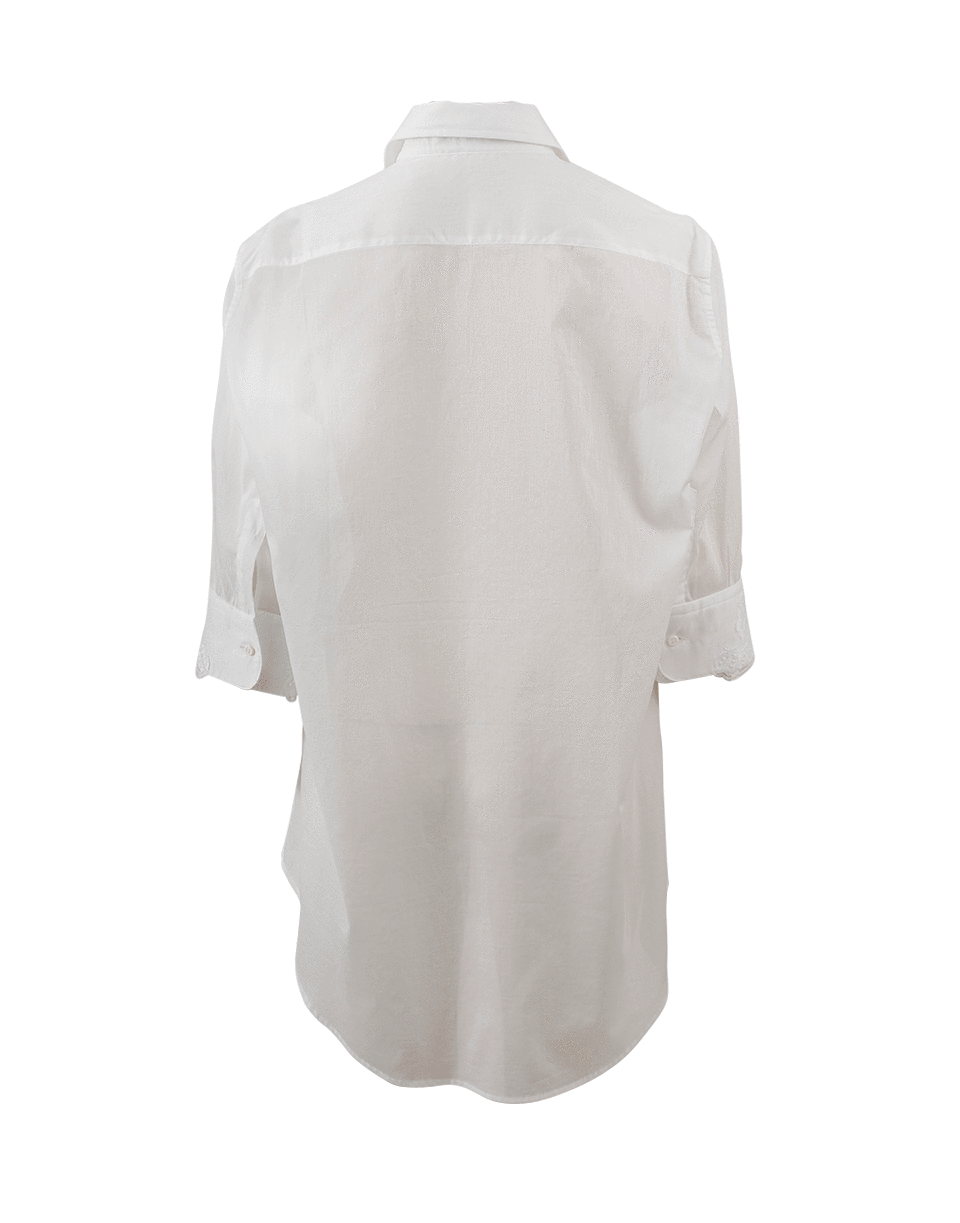 ERMANNO SCERVINO-Lace Trim Tunic Top-