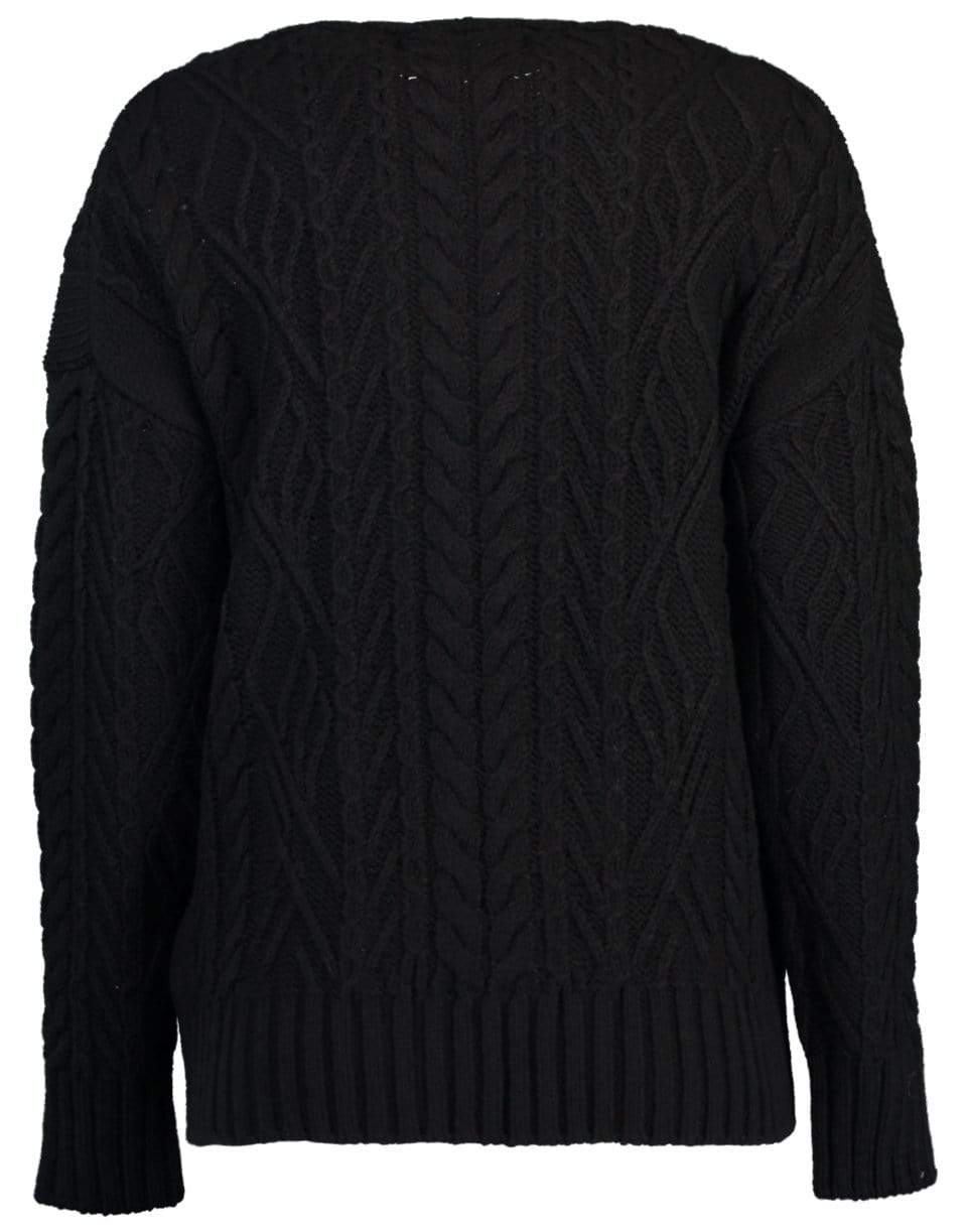 ERMANNO SCERVINO-Cashmere V-Neck Sweater-