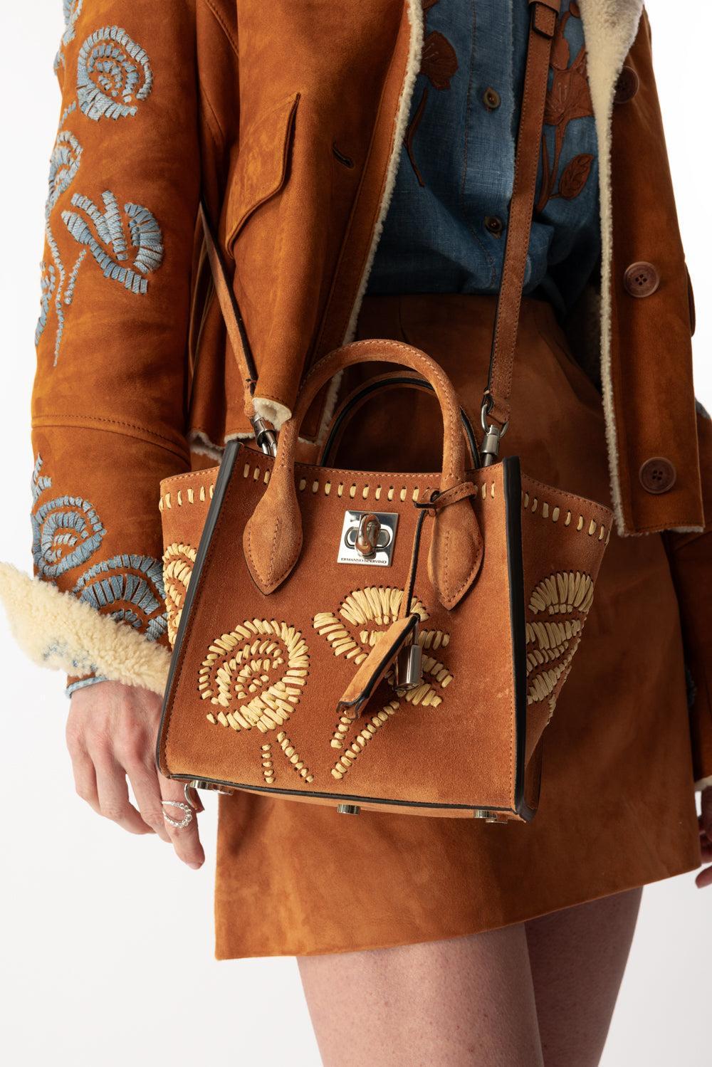 Mini Maggie Bag-CASHEW-O/S-HANDBAGTOP HANDLE-ERMANNO SCERVINO