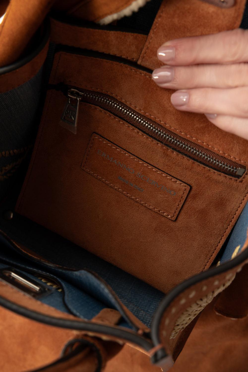 Mini Maggie Bag-CASHEW-O/S-HANDBAGTOP HANDLE-ERMANNO SCERVINO