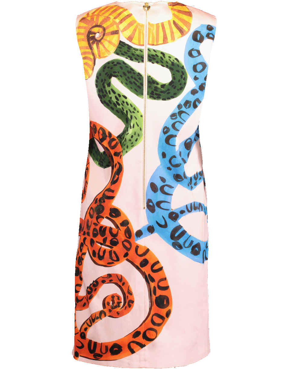 ESCADA-Dinisa Ribbon Print Dress-