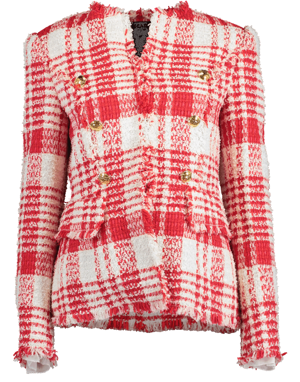 ESCADA-Beltu Tweed Jacket-LACQUER
